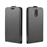 Nokia 2.3 Neutral Leather Wallet Case - Black