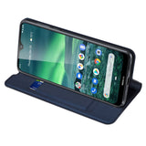 Nokia 2.3 DUX DUCIS Skin Pro Series Thin Wallet Case - Blue