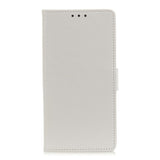 Nokia 1.3 Classic Leather Flip Case w. Stand & Card Holder - White