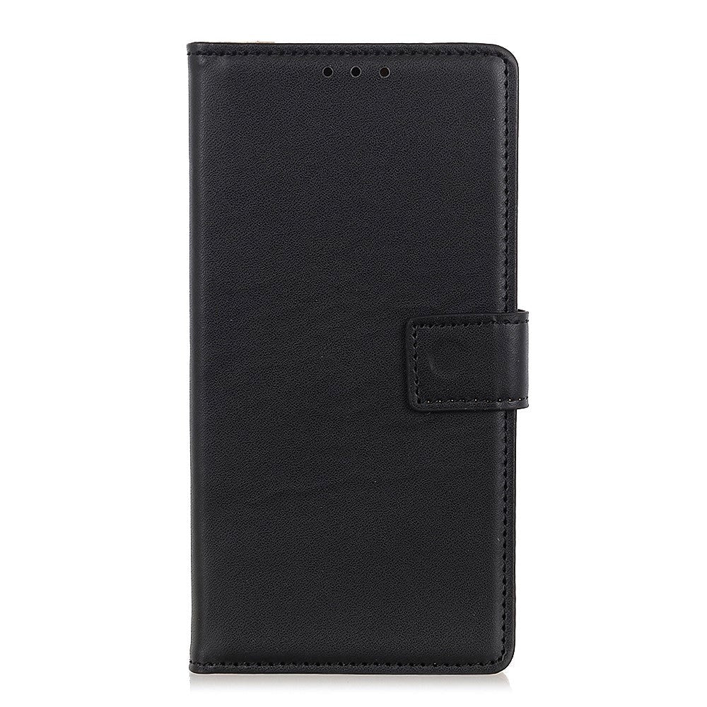 Nokia 1.3 Leather Flip Case w. Stand & Card Holder - Black