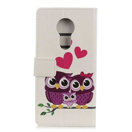 Nokia 5.3 Leather Wallet Case - Owl Family