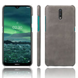 Nokia 2.3 Leather Case Plastic - Grey