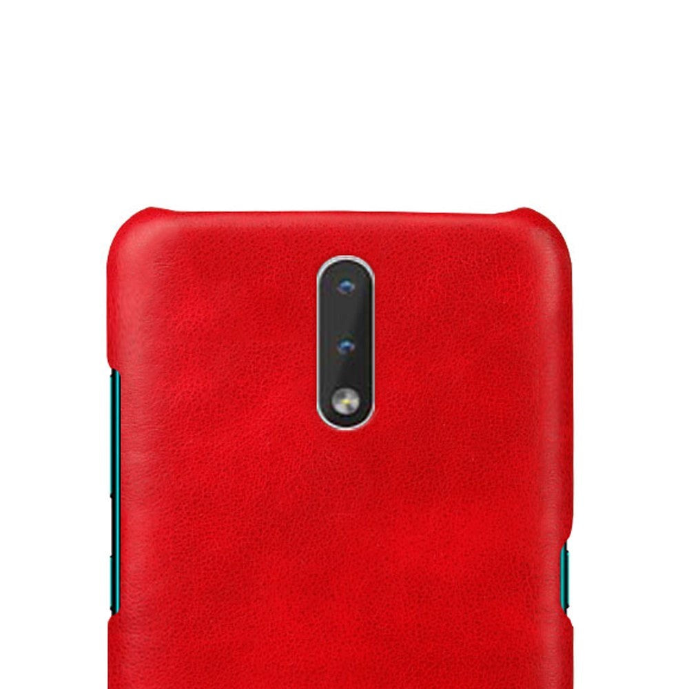 Nokia 2.3 Leather Case Plastic - Red