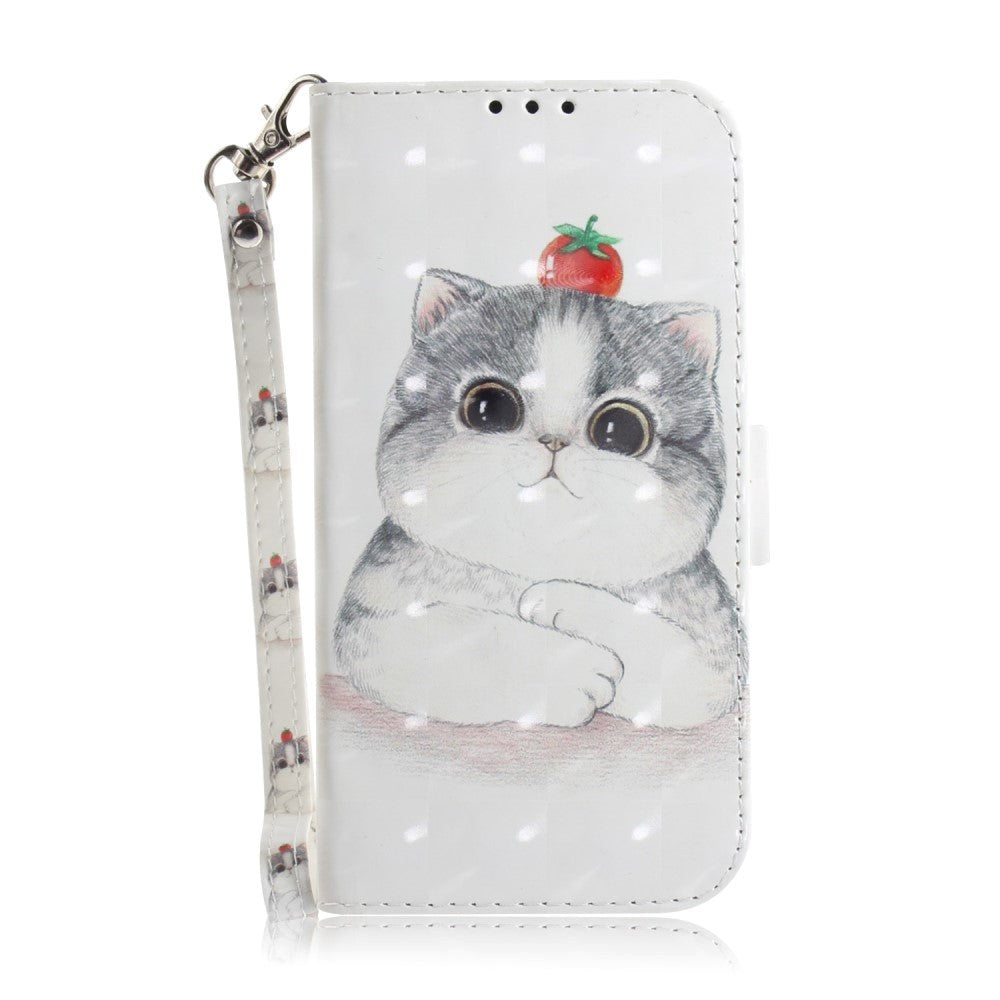 Nokia 1.3 Light Spot Leather Flip Case - Cute Cat