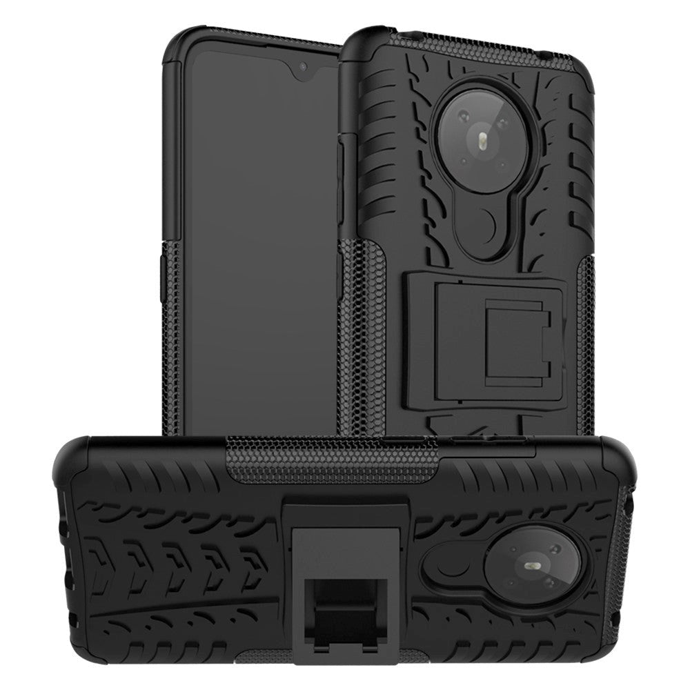 Nokia 5.3 Cool Tyre Tough Case w. Stand - Black