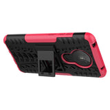 Nokia 5.3 Cool Tyre Tough Case w. Stand - Black / Pink