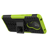 Nokia 5.3 Cool Tyre Tough Case w. Stand - Black / Green