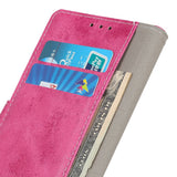 Nokia 8.3 (5G) Vintage Leather Wallet Case - Pink