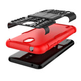 Nokia 1.3 Cool Tyre Tough Case w. Stand - Black / Red