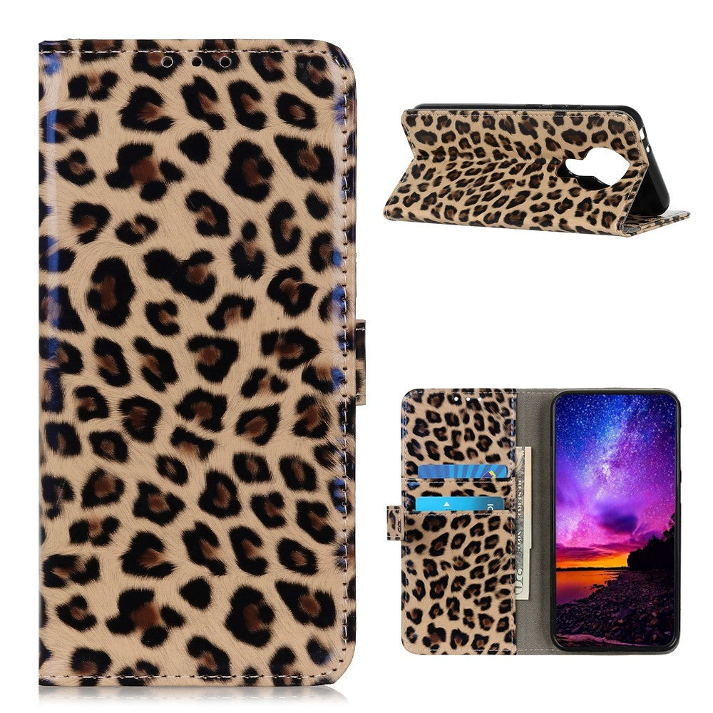 Nokia 3.4 Leather Wallet Case - Leopard