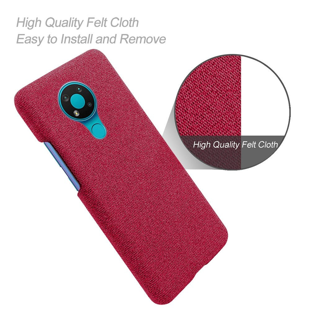 Nokia 3.4 Fabric Case - Red