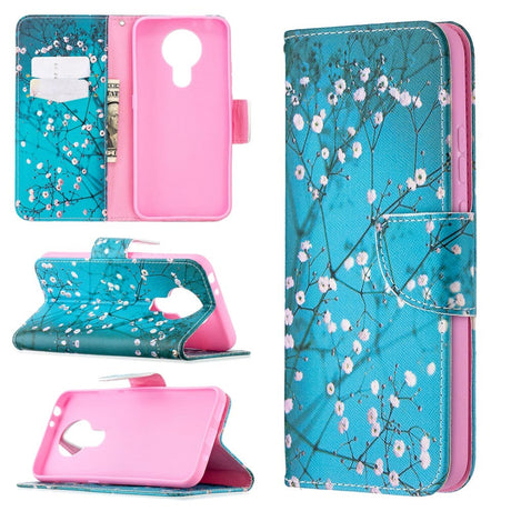 Nokia 3.4 Leather Wallet Case - Flowers