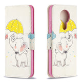 Nokia 3.4 Wallet Case - Elephant with Umbrella