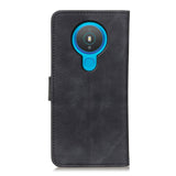 Nokia 1.4 KHAZNEH Retro Leather Wallet Case - Black