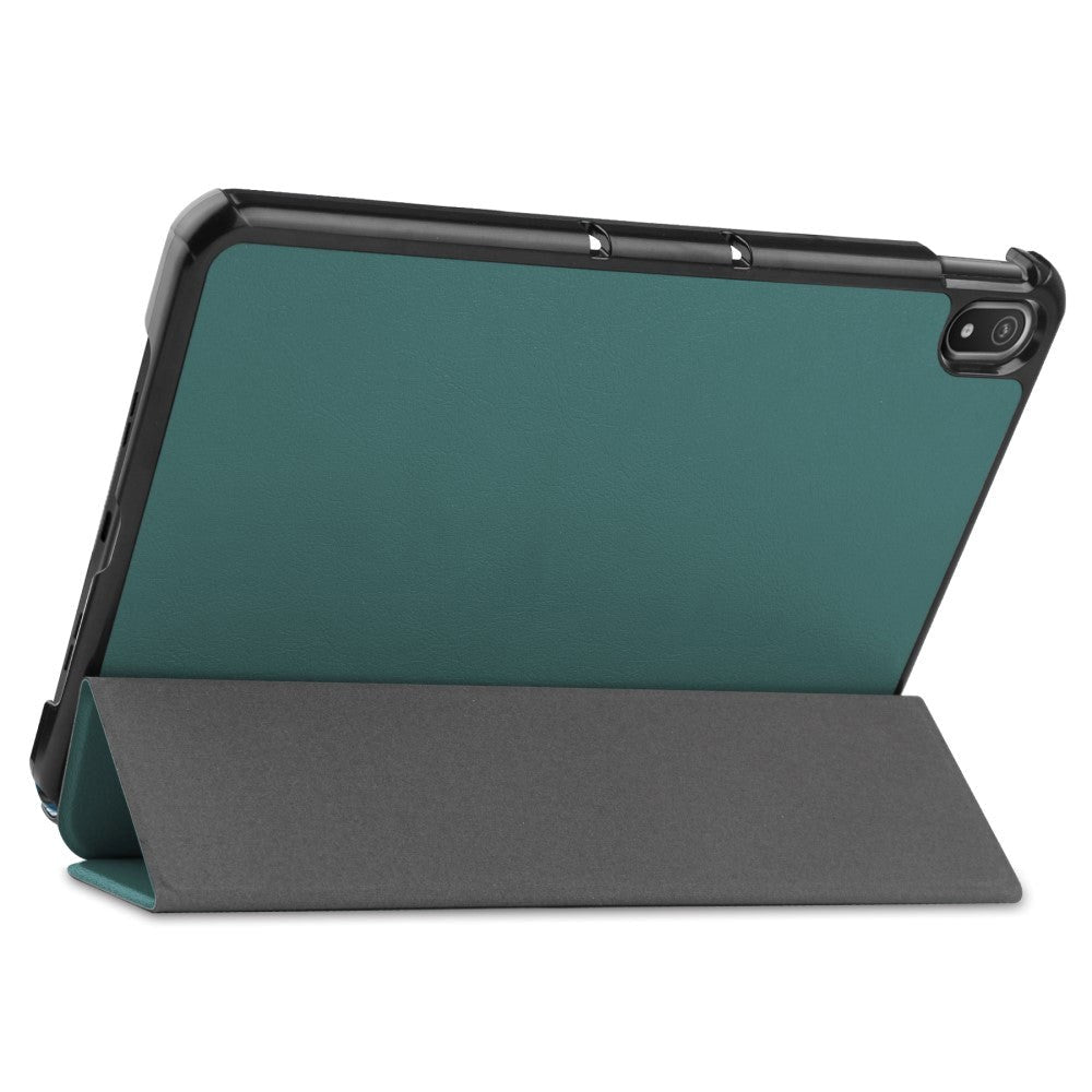 Nokia T20 Tri-fold Flip Case w. Sleep / Wake-up Function - Dark Green