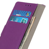 Nokia C2 2nd Edition PU Leather Wallet Case - Purple