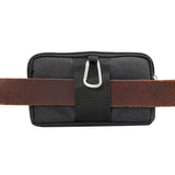 Universal Belt Bag with 2 Pockets & Carabiner (Maks. Mål: 140 x 80mm) - Black