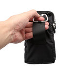 Universal Beltpack For Smartphones w. Carabiner & Strap - Black - (Max . Phone: 170 x 95 x 15 mm)