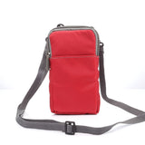 Universal Beltpack For Smartphones w. Carabiner & Strap - Red - (Max. Phone: 170 x 95 x 15 mm)