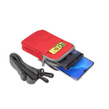 Universal Beltpack For Smartphones w. Carabiner & Strap - Red - (Max. Phone: 170 x 95 x 15 mm)