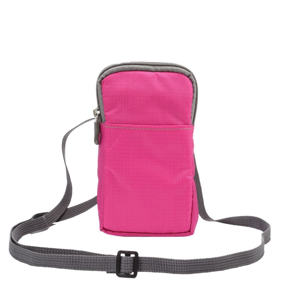 Universal Beltpack For Smartphones w. Carabiner & Strap - Purple - (Max . Phone: 170 x 95 x 15 mm)