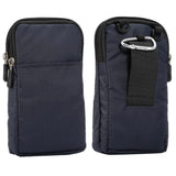 Universal Beltpack For Smartphones w. Carabiner & Strap - Dark Blue - (Max . Phone: 170 x 95 x 15 mm)