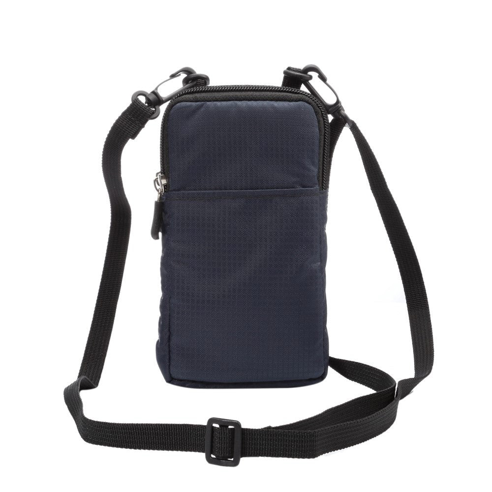 Universal Beltpack For Smartphones w. Carabiner & Strap - Dark Blue - (Max . Phone: 170 x 95 x 15 mm)