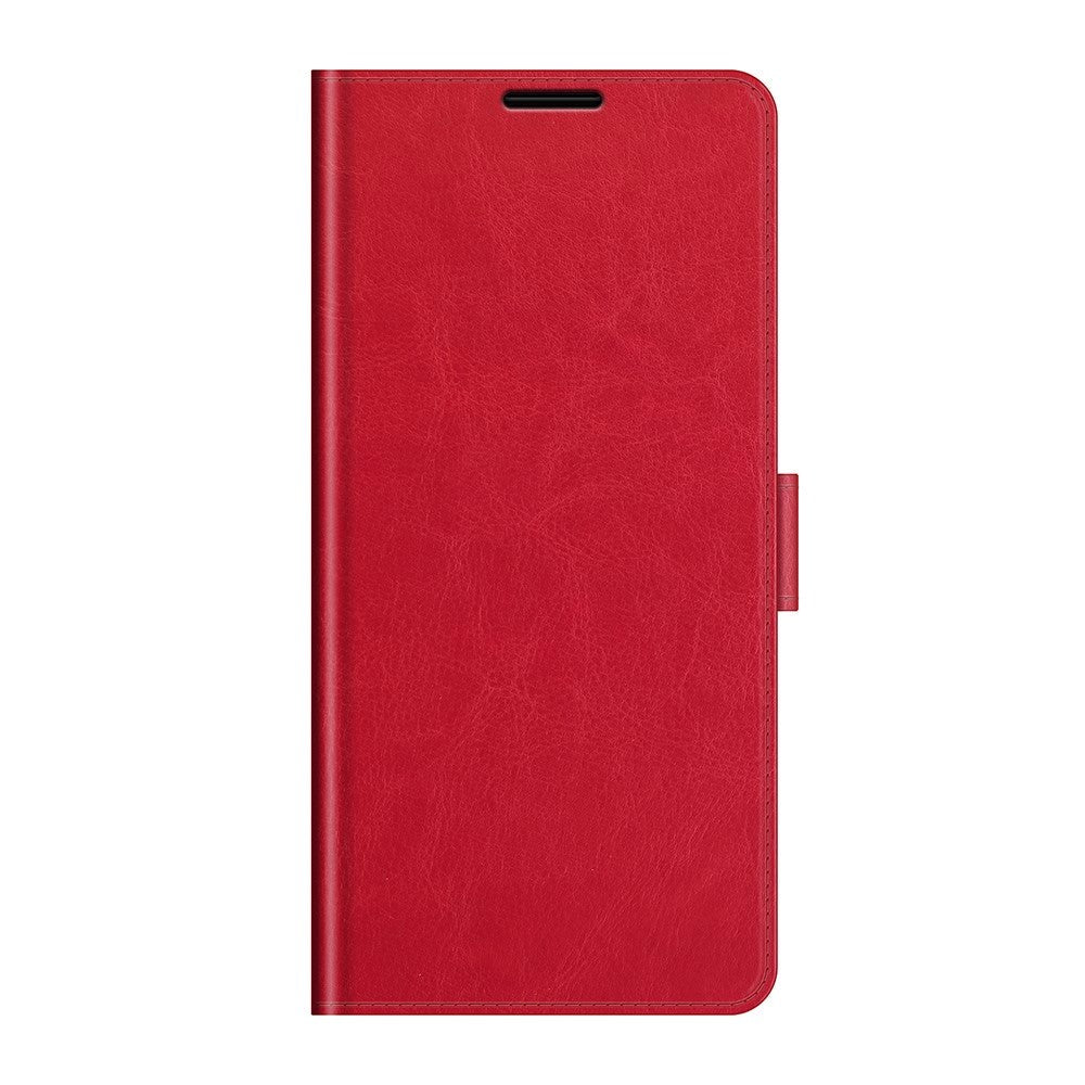 TCL 20 SE Glossy Leather Wallet Case - Red