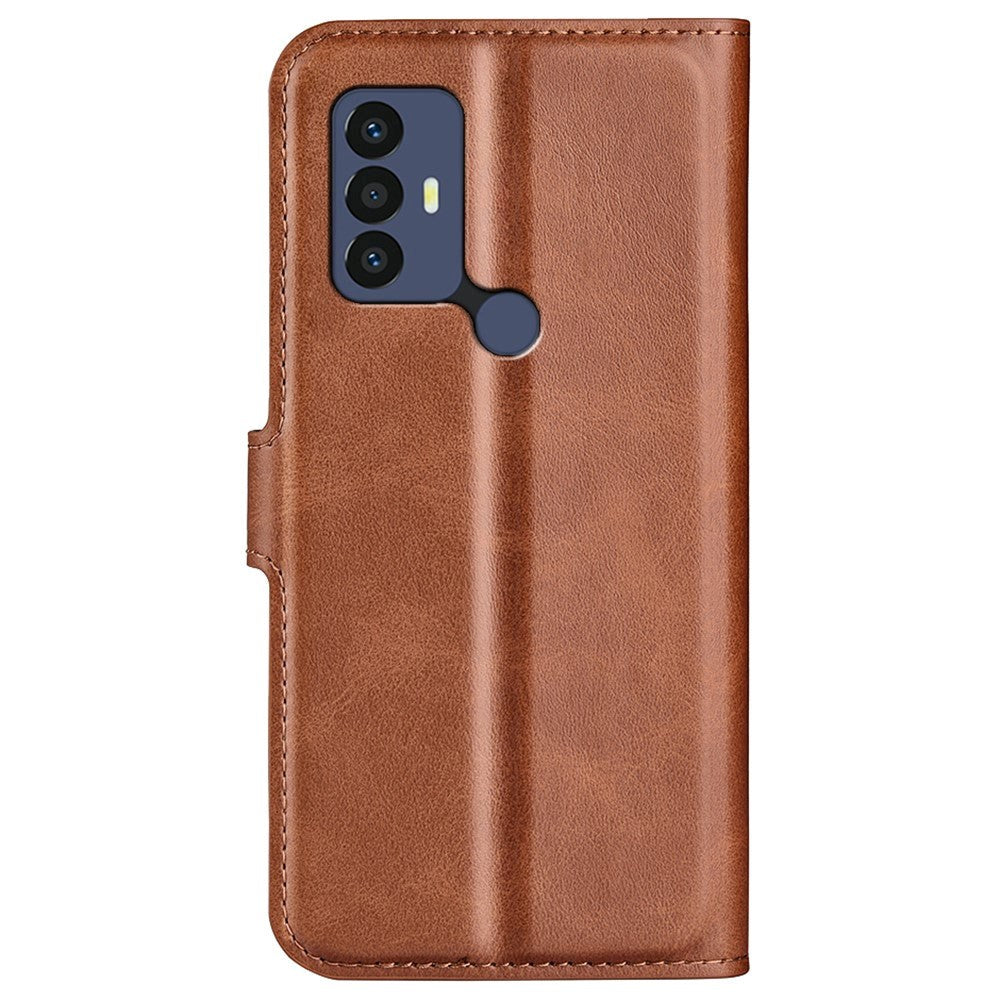 TCL 305 / 306 / 30 SE / 30E Wallet Case & Stand - Brown