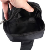 Shoulder Bag w. 2 Compartments (200 x 130 mm) - Black