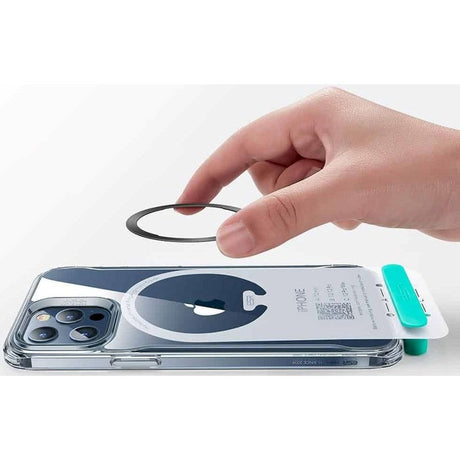 ESR Universal MagSafe Compatible Magnetic Ring - 2 Pcs. - Black / Silver