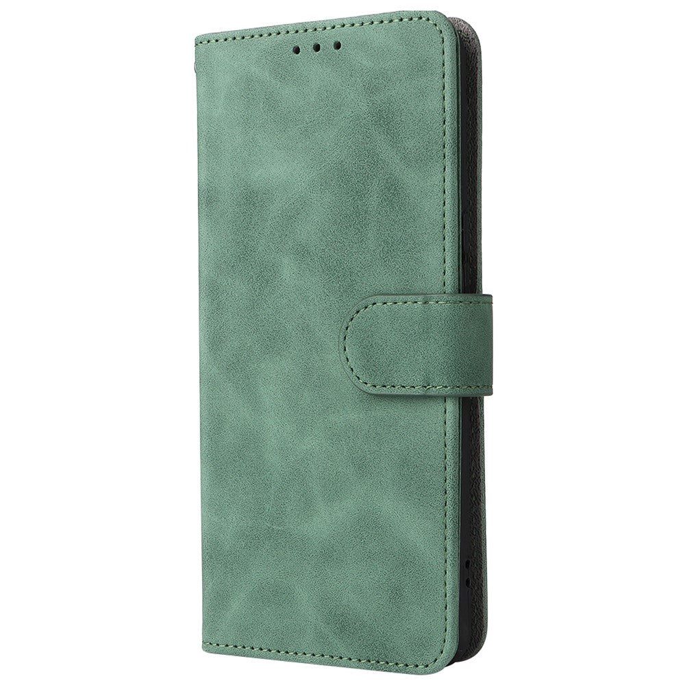 TCL 20R 5G Soft Leather Wallet Case - Green