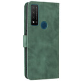 TCL 20R 5G Soft Leather Wallet Case - Green