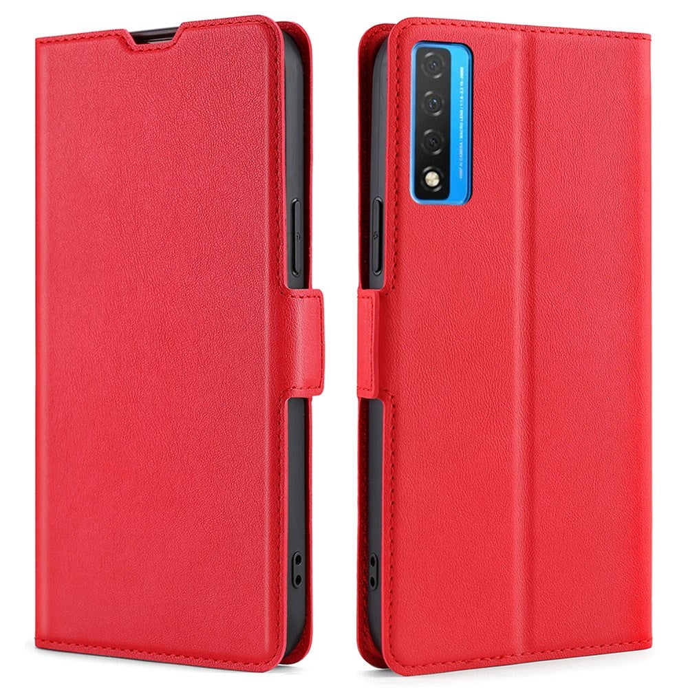 TCL 20L Slim Flip Case w. Card Holder - Red