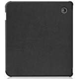 Kobo Libra 2 Origami Artificial Leather Flip Case w. Stand Function - Black