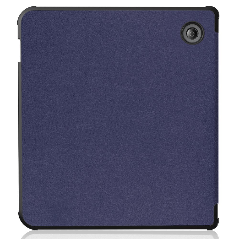 Kobo Libra 2 Origami Artificial Leather Flip Case w. Stand Function - Blue