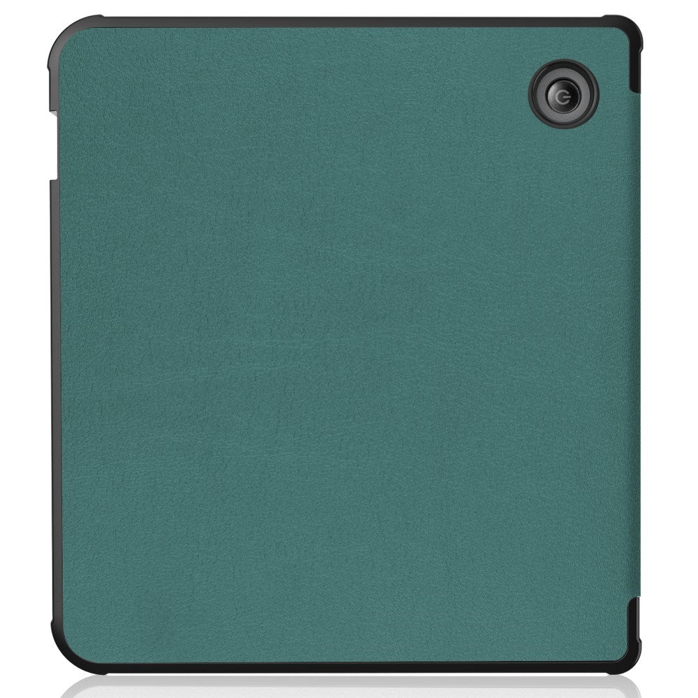 Kobo Libra 2 Origami Artificial Leather Flip Case w. Stand Function - Green