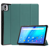 TCL Tab 10S Tri-Fold Leather Case - Green