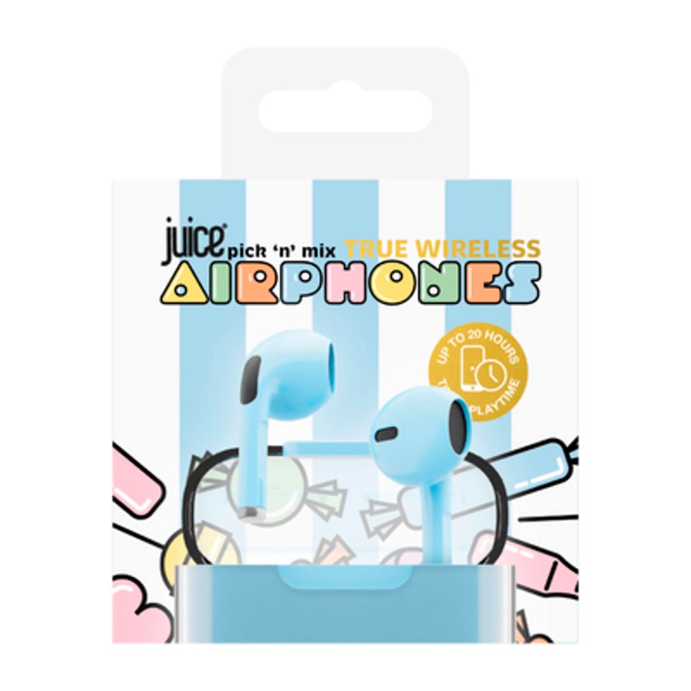 Juice True Wireless In-Ear Headphones - Blue