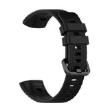 Huawei Band 4 Pro Flexible Plastic Strap w. Buckle - Black