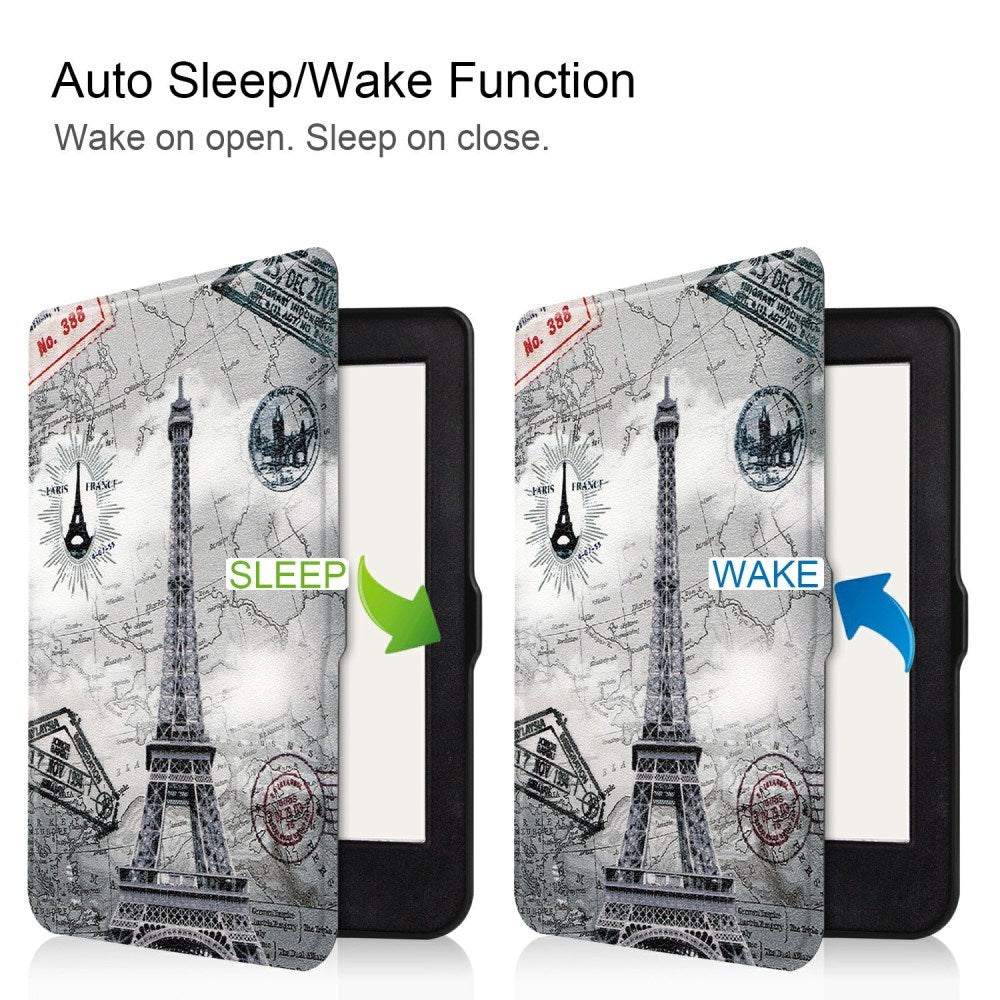 Kobo Nia PU Leather Flip Case w. Sleep/ Wake-up Function - the Eiffel Tower