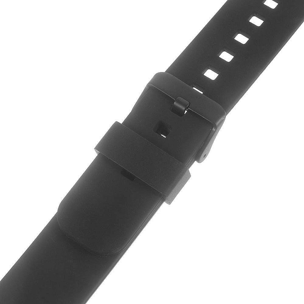 Universal Silicone Watchband (22mm) - Black