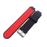 Universal Garmin Forerunner Silicone Dots Strap Black/Red