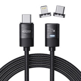 Tech-Protect Ultraboost 3A 2-in-1 Cable USB-C to USB-C and Lightning 2m - Black