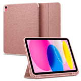 iPad 10.9" (2022) Spigen Urban Fit Fabric Case w. Pen Holder - Rose Gold