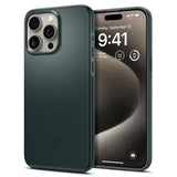 iPhone 15 Pro Max Spigen Thin Fit Case - Abyss Green