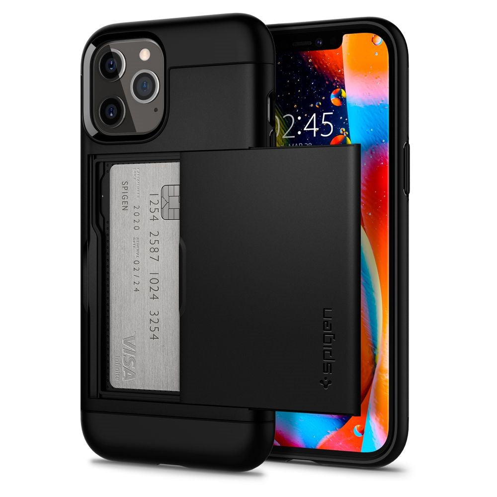 iPhone 12 / 12 Pro Spigen Slim Armor CS Case - Black