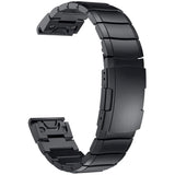 Universal Garmin 22mm QuickFit Tech-Protect Stainless Steel Strap - Black