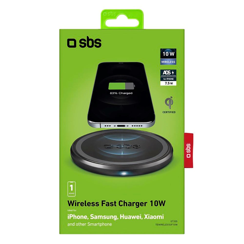 SBS Wireless Magnetic Charger 10W - Black