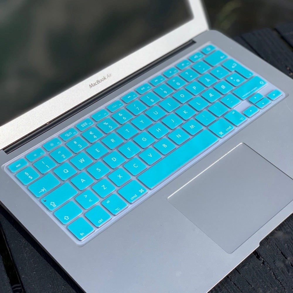 Philbert MacBook Keyboard Case w. Nordic Keyboard - Turquoise